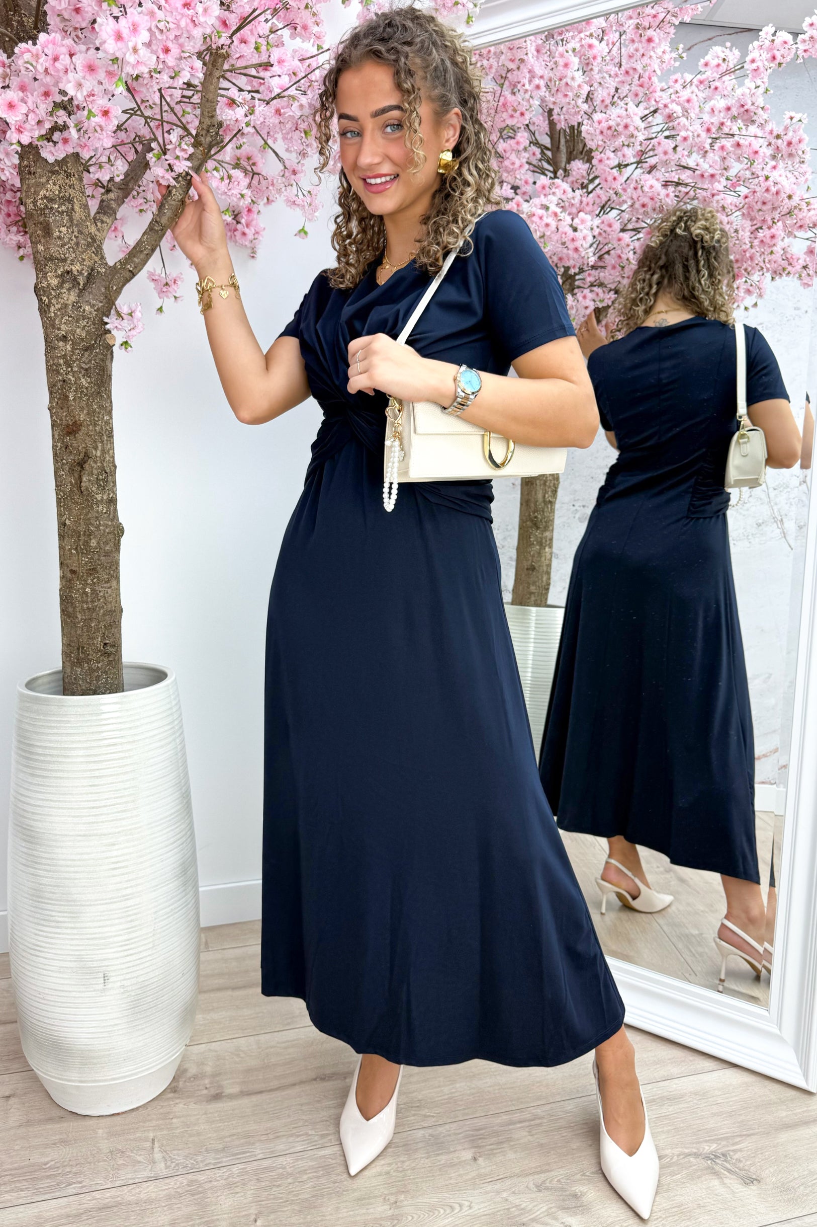 Robe toujours brillante - Marine