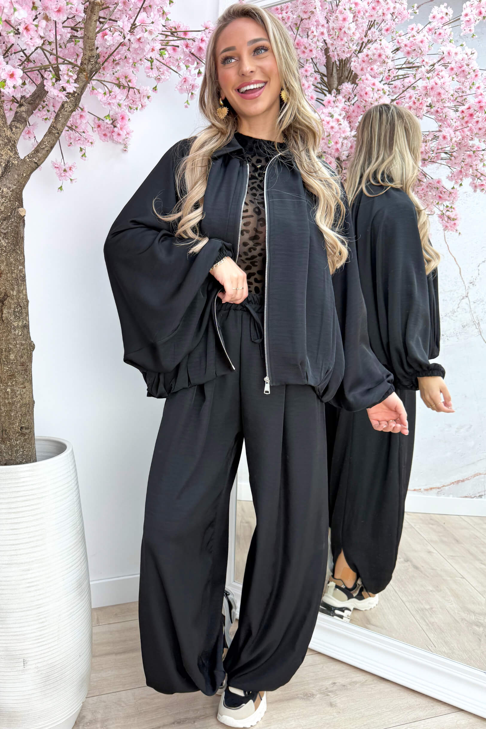 Balloon co-ord - Zwart