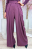 The way she moves pantalon - Berry purple