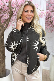 Sunny side up bomber - Zwart