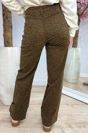 Born to be wild straight leg jeans - Bruin