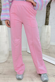 Made for You Basic Comfy Pants - Lollypop Pink