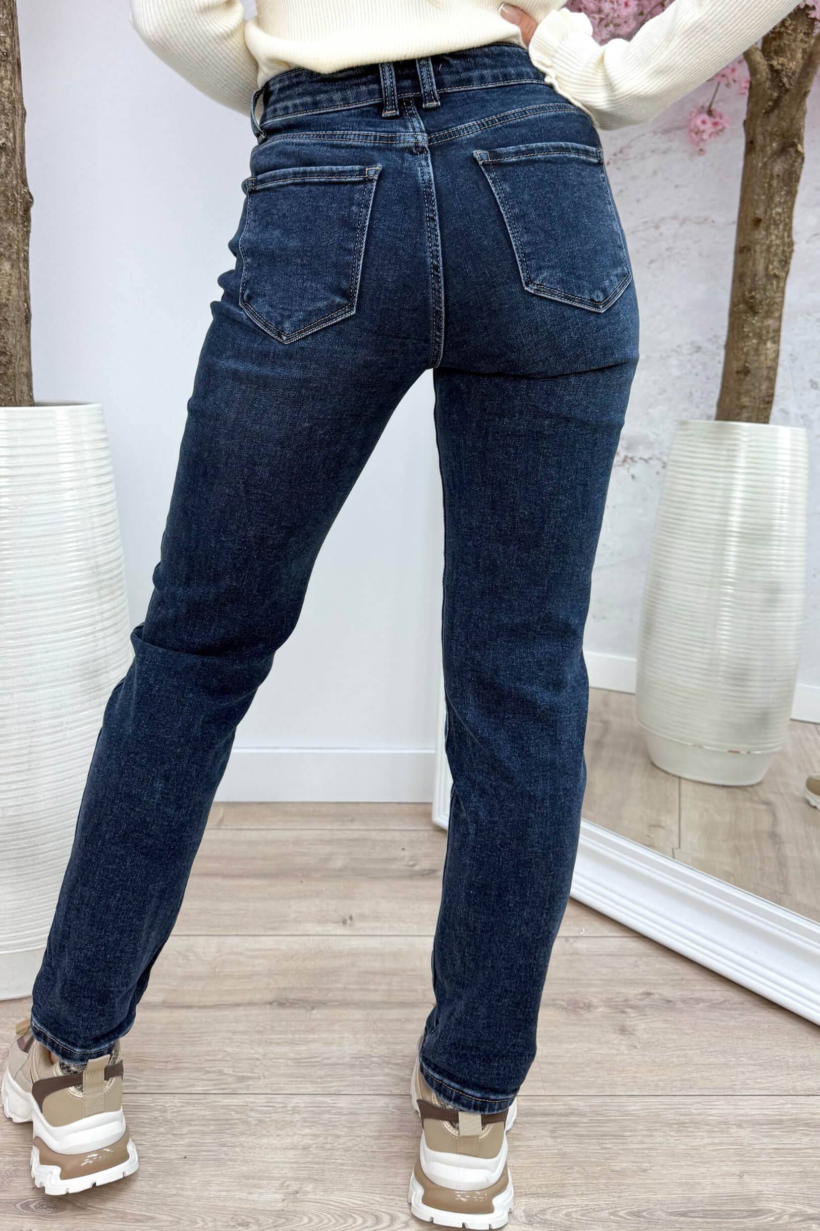 Mom jeans HM309-1 - Jeans blue