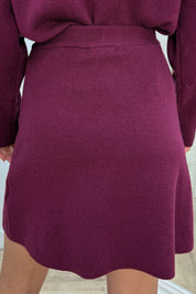 Falling in love skirt - Bordeaux