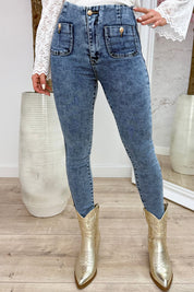Skinny jeans T5544 - Jeans blue