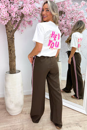 Hey you T-shirt - Wit
