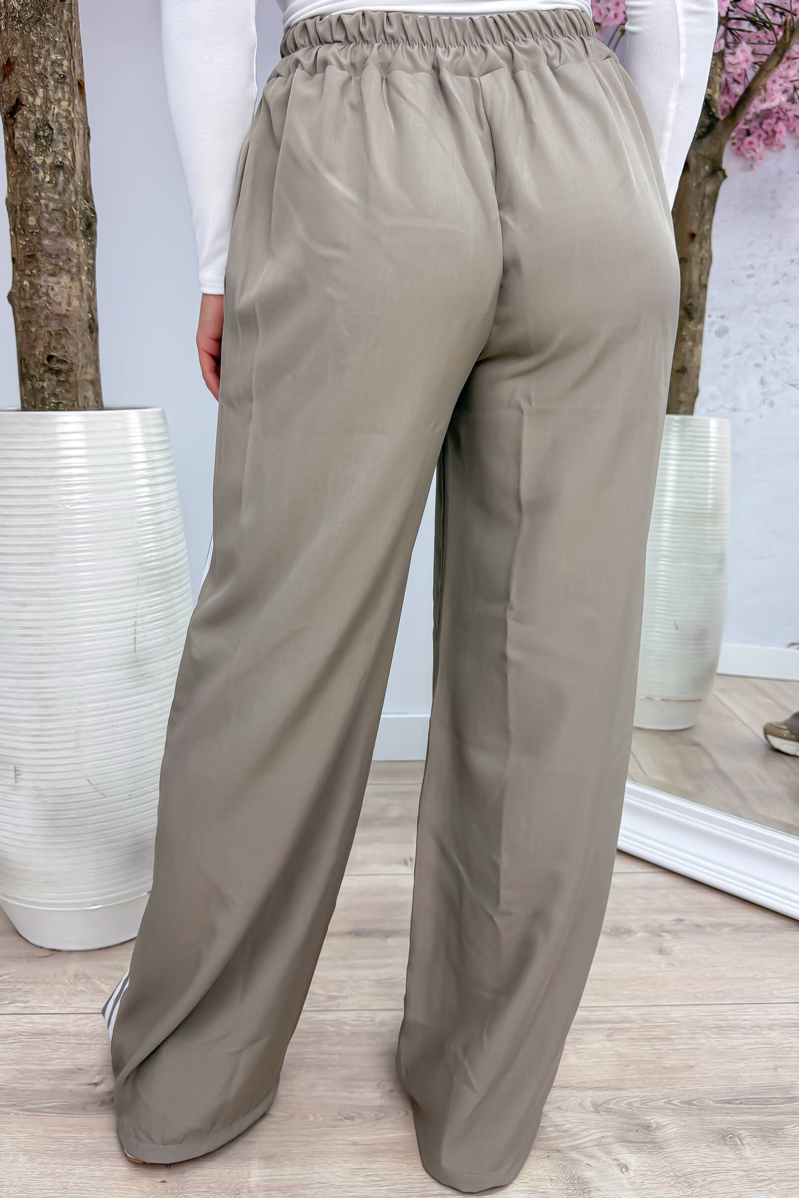 On the right track pants - Taupe