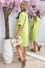 I'm your favorite denim dress - Olijf