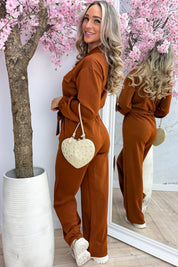 Comfy all day jumpsuit - Roest