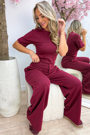 Everyday comfort co-ord - Bordeaux