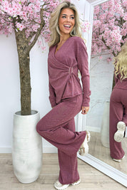 My favorite comfy co-ord - Bordeaux