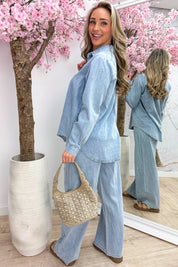 Glow like that denim co-ord - Jeans blue