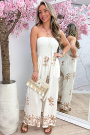 Ibiza strapless jumper - Beige