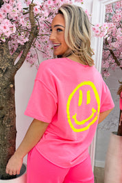 Big smile T-shirt - Fuchsia