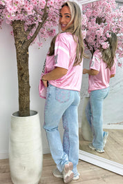 Legendary leopard T-shirt - Roze