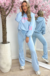 California LA comfy co-ord - Sky blue