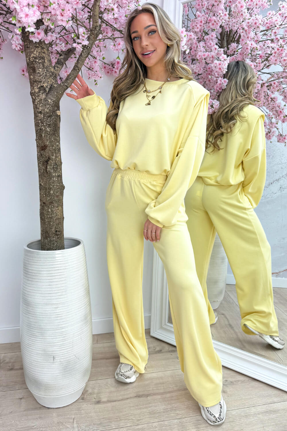 Statement comfy co-ord - Geel