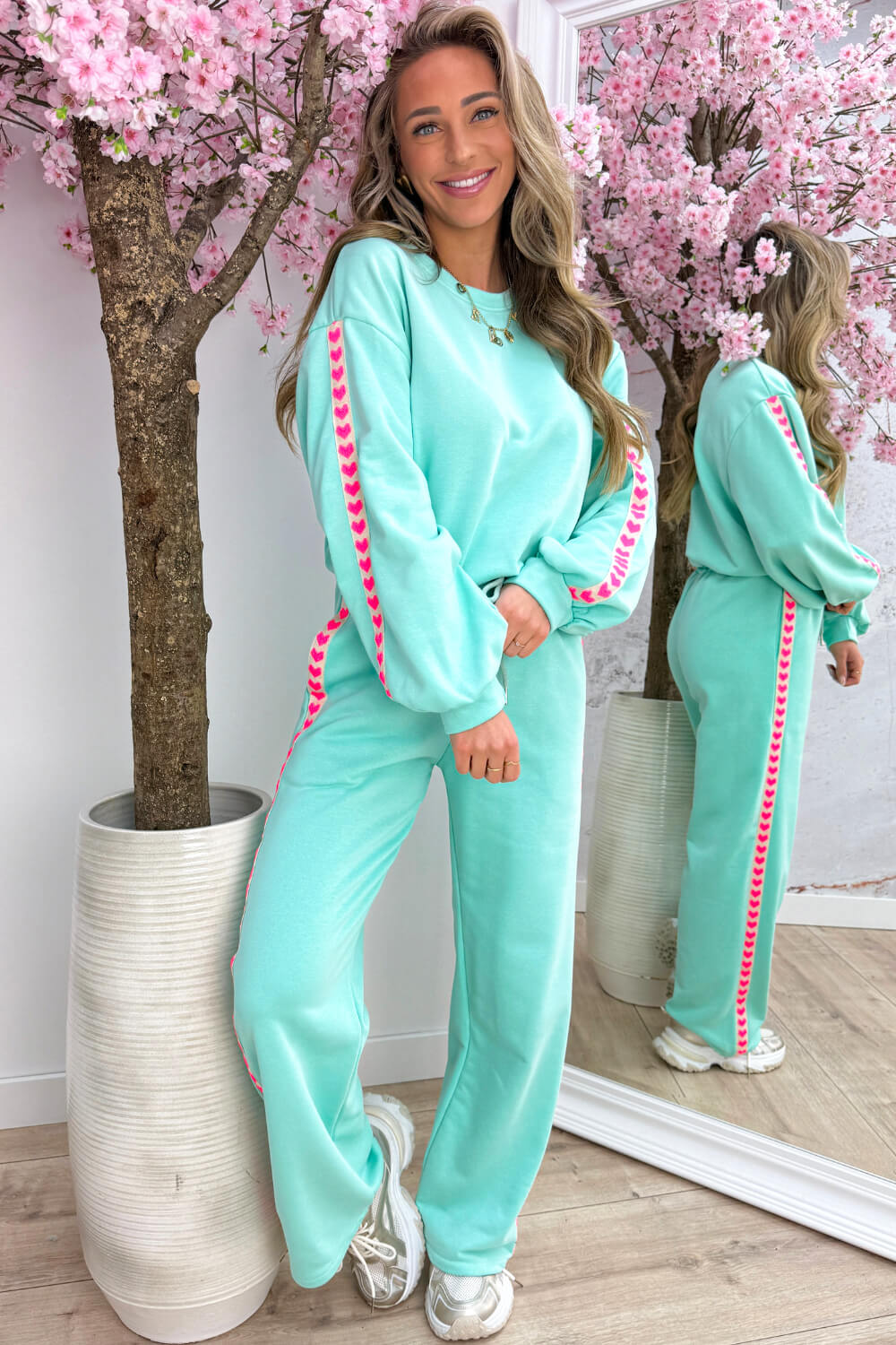 Neon lover sweater - Mint