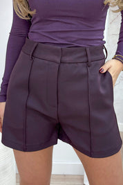 All you need short - Dk. paars