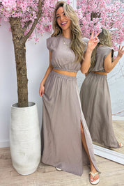 Costa co-ord - Taupe