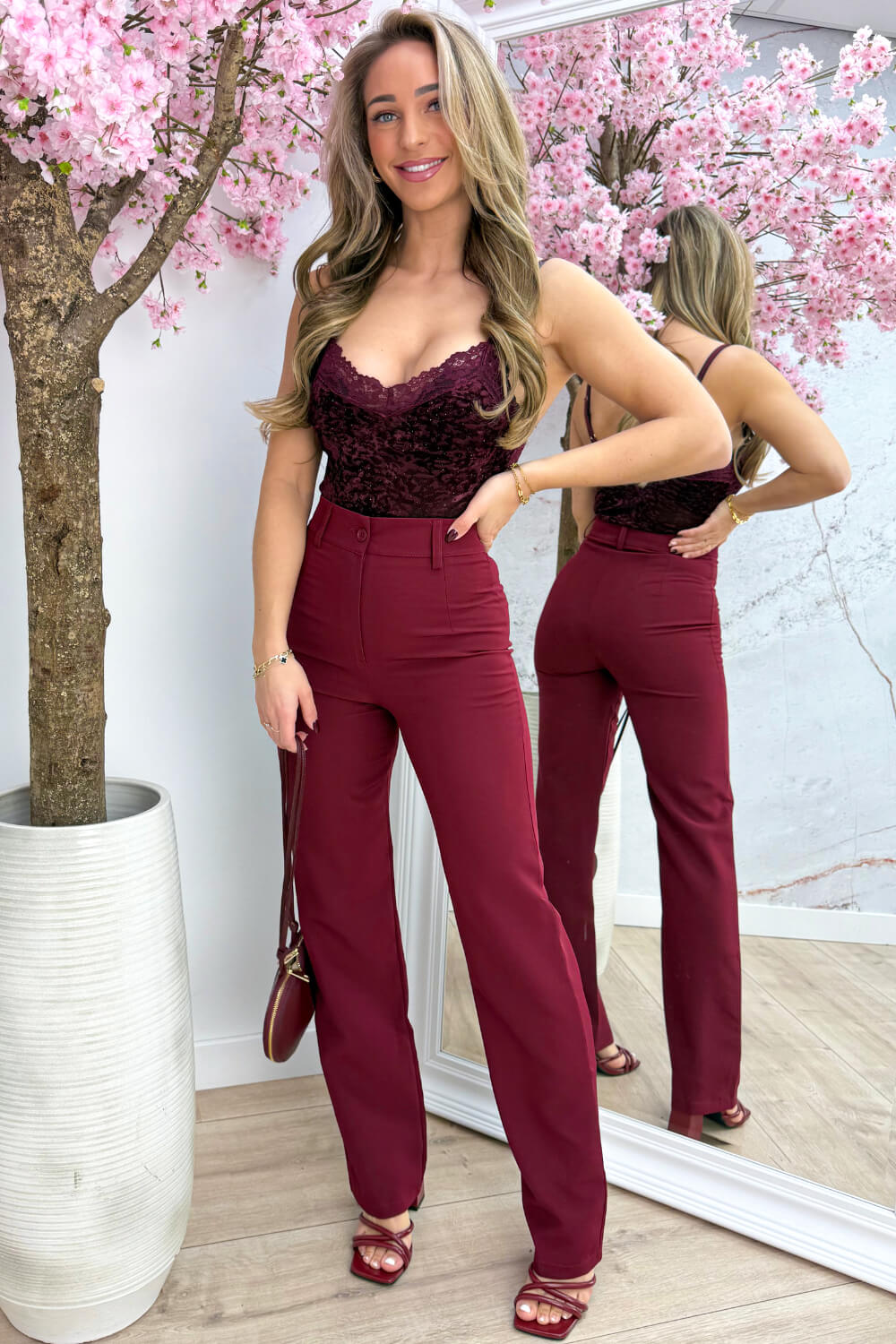 Midnight magic velvet body - Bordeaux