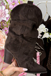 Suede look cowboy boots - Dk. Bruin