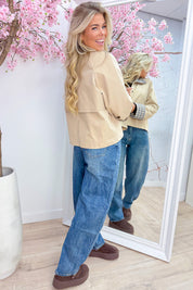 Double check trench coat - Beige