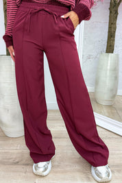 Yours to keep pantalon - Bordeaux