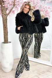 Falling into autumn jacket - Zwart