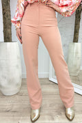 Straight leg trousers - Rosé