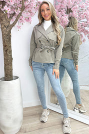 On trench trenchcoat - Taupe