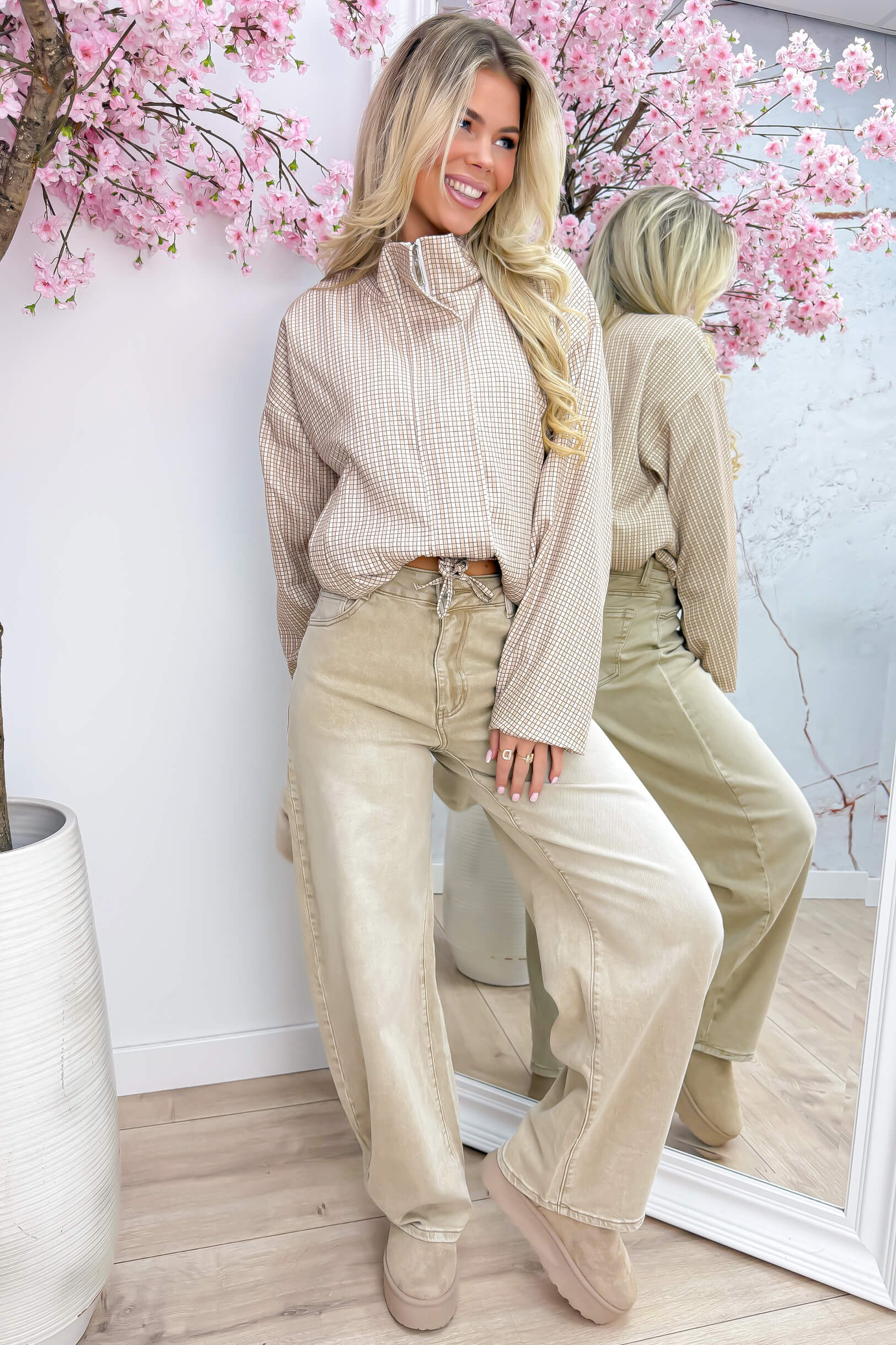 Check it and love it bomber - Beige