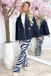 Golden chic blazer - Navy