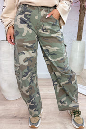 Camo balloon jeans - Army