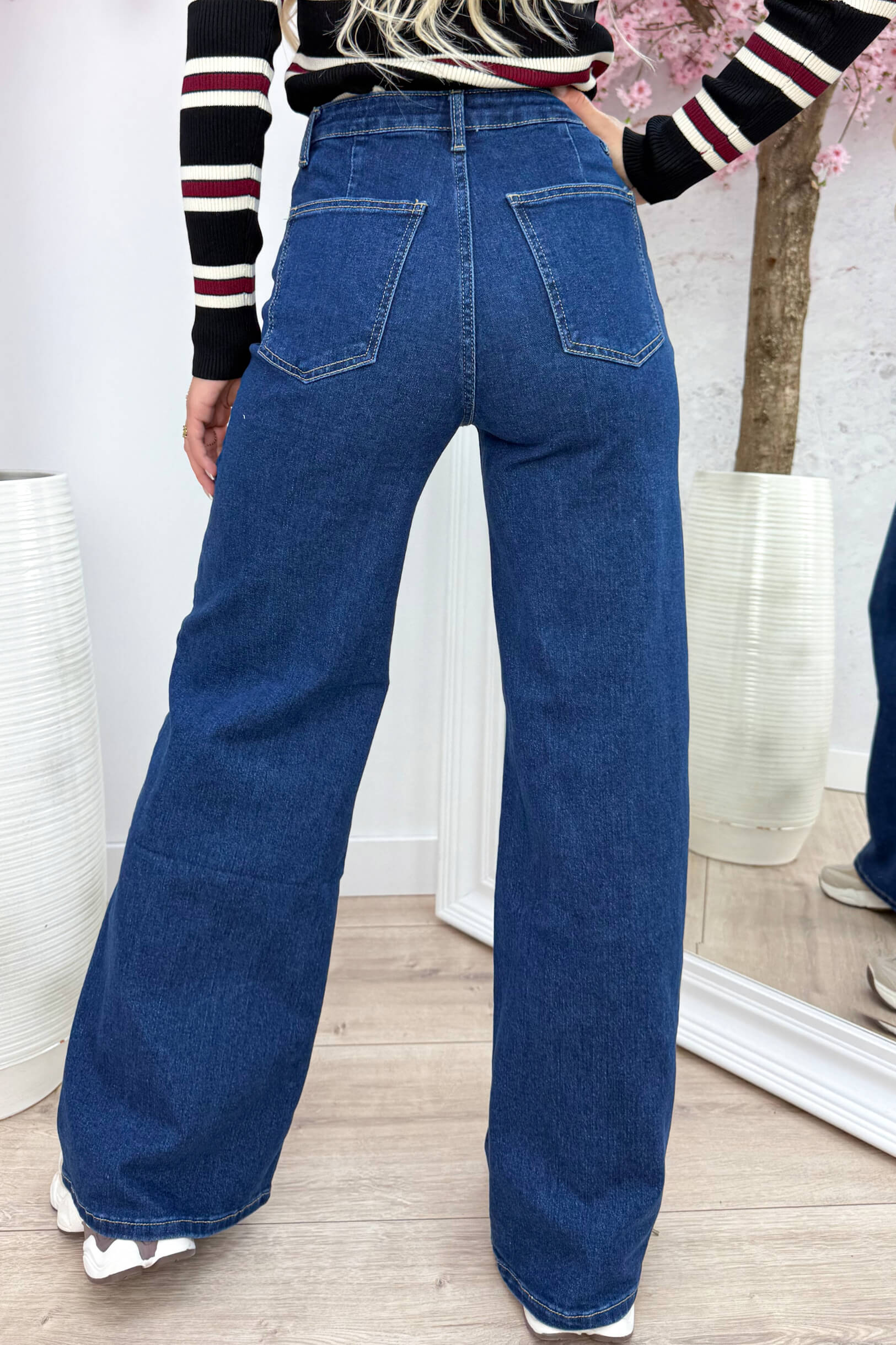 Wide leg jeans RD3203 - Jeans blue
